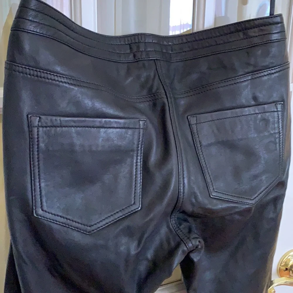 Genuine Leather SCOTCH & SODA Jolie Vagabonde Leather Pants - Small/1 - Like New - Picture 9 of 11